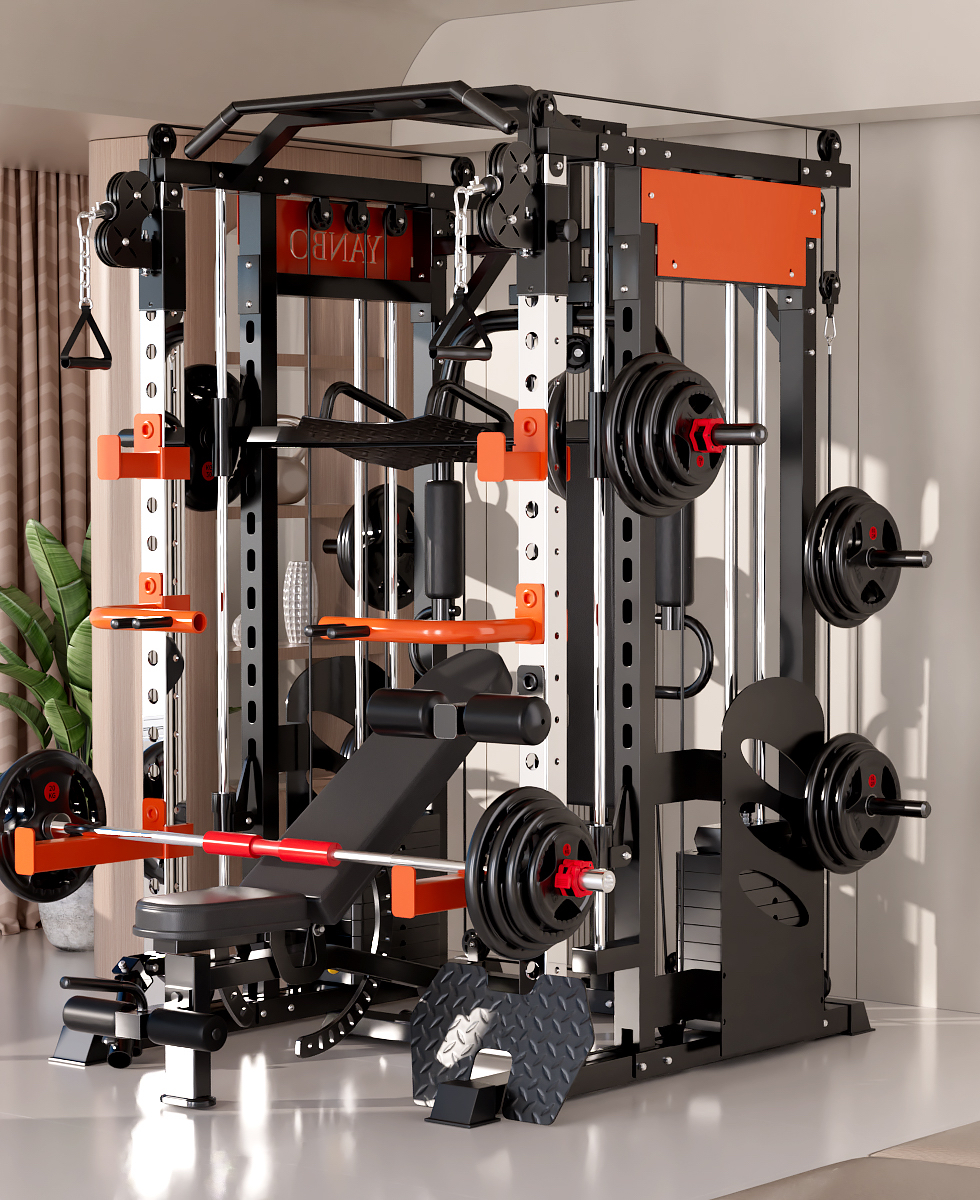 SmartFit M1 Ultra Leg Press and Chest Fly Multi Functional Training Smith Machine Home Gym with 140kgs pin loaded